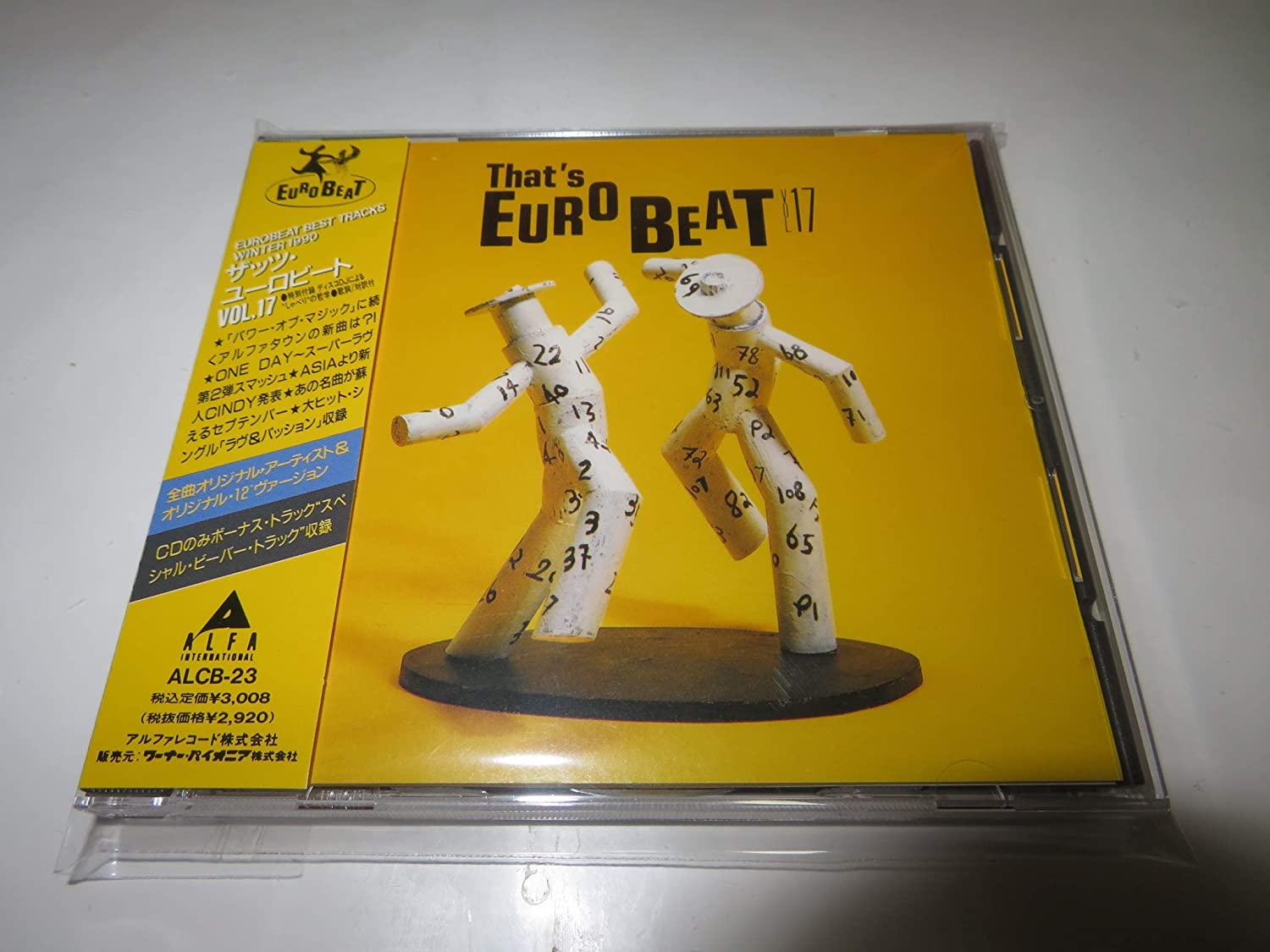 CD VARIOUS - That s Eurobeat VOL.17 ALCB23 Alfa Internatio 1990 Japan ObiDance & Electronica Used
CD VARIOUS - That s Eurobeat VOL.17 ALCB23 Alfa Internatio 1990 Japan ObiDance & Electronica Used