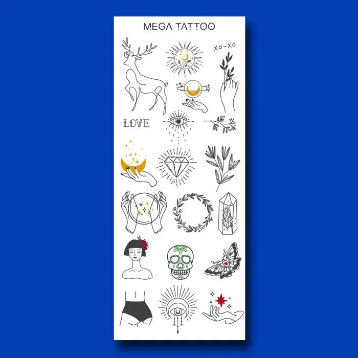 MEGA TATTOO Tattoo Sticker MTS 03 - Memento
MEGA TATTOO Tattoo Sticker MTS 03 - Memento