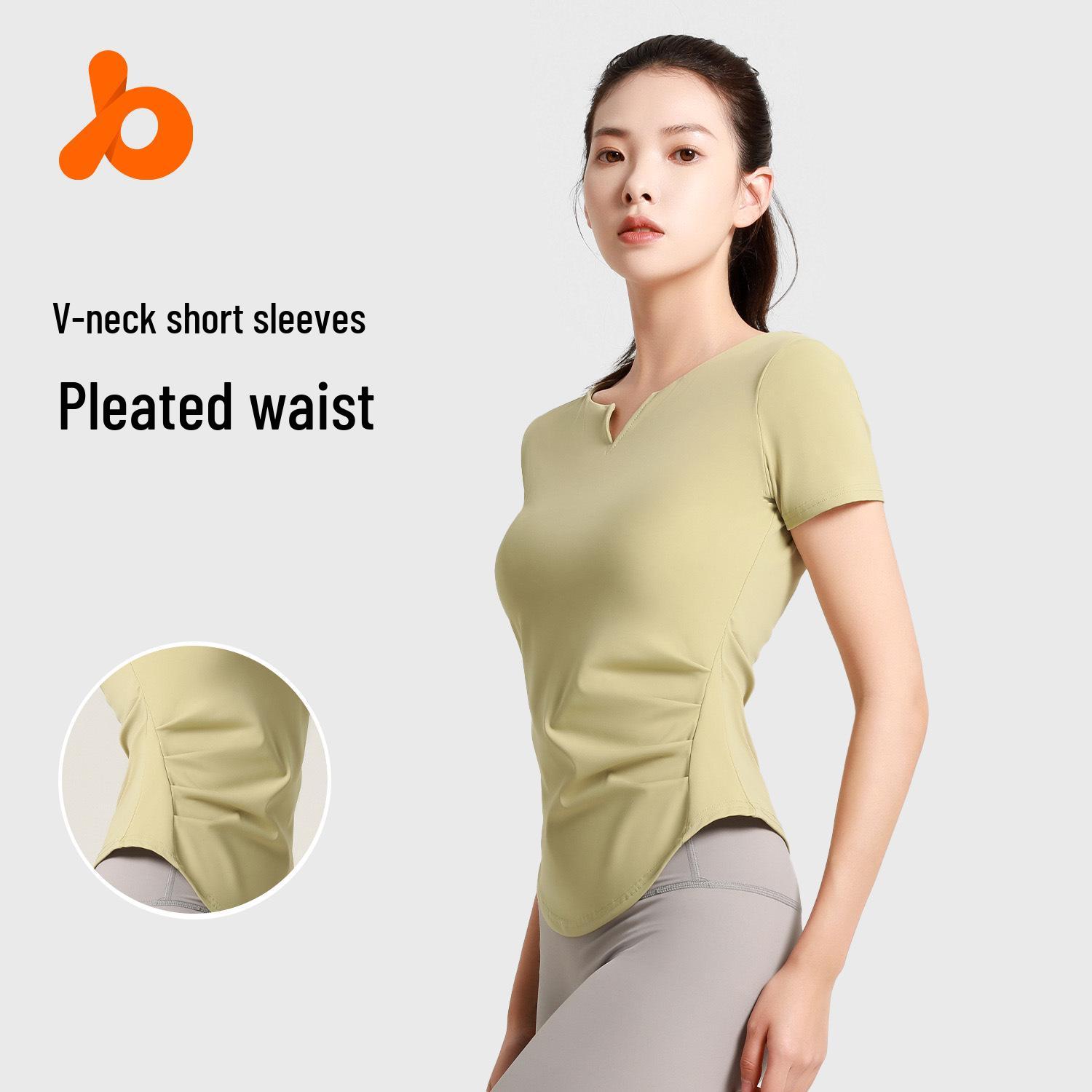 Juyitang Sports Women s Nylon Short-Sleeved Yoga Top - High Elastic, Breathable, Sweat-Wicking M
Juyitang Sports Women s Nylon Short-Sleeved Yoga Top - High Elastic, Breathable, Sweat-Wicking M