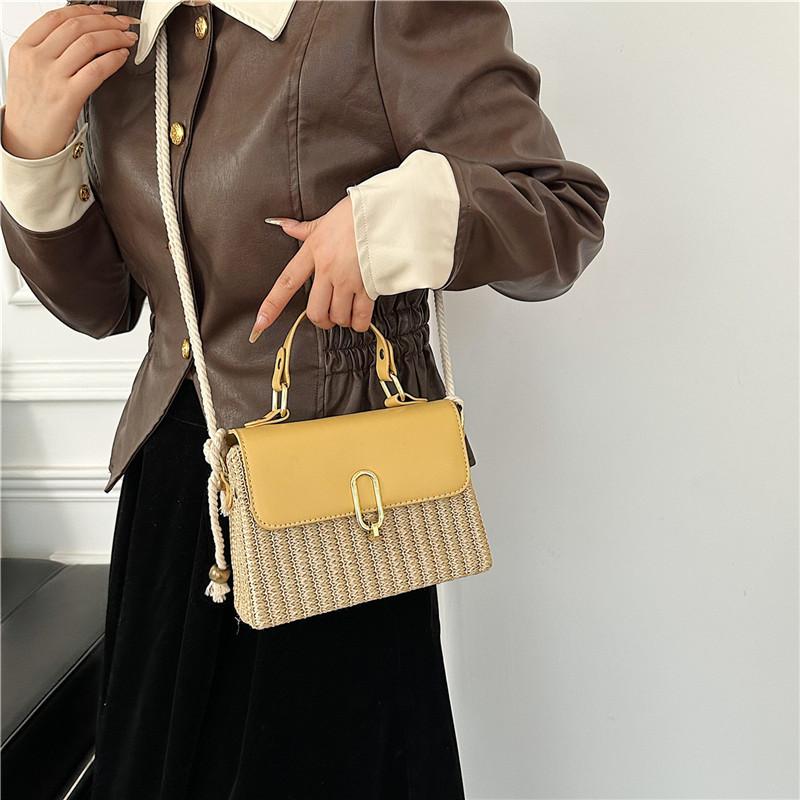 New large capacity trendy fashion Baigou women s bag versatile messenger bag Internet celebrity winter popular straw handbag жовтий
New large capacity trendy fashion Baigou women s bag versatile messenger bag Internet celebrity winter popular straw handbag жовтий