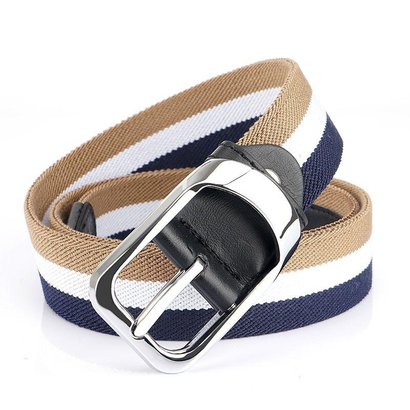 Korean Style Men s Knitted Belt Men Women s Casual Canvas Needle Button Elastic Youth Pants 115cm
Korean Style Men s Knitted Belt Men Women s Casual Canvas Needle Button Elastic Youth Pants 115cm