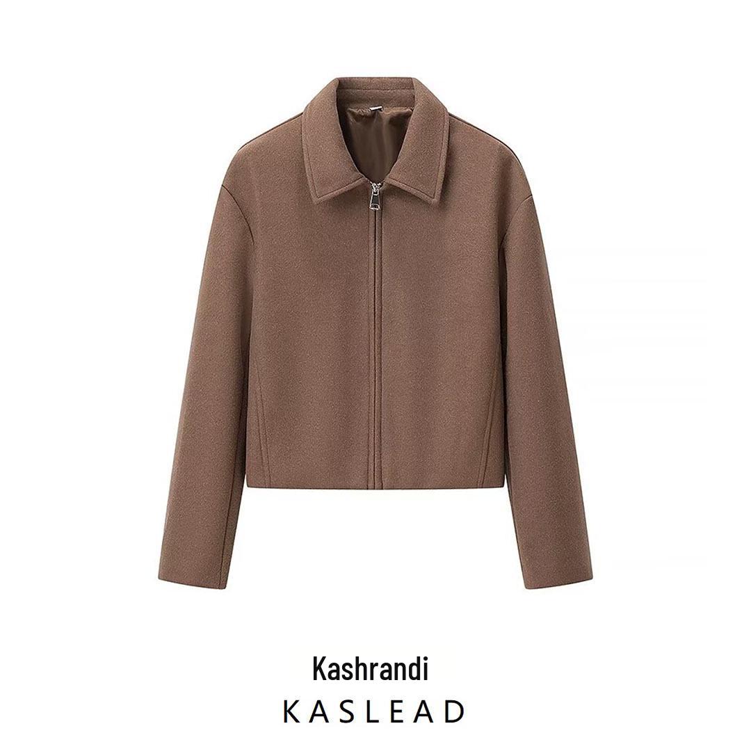 2024 Autumn Women s European & American Style Versatile Zipper Trim Long Sleeve Wool Coat Medium коричневый
2024 Autumn Women s European & American Style Versatile Zipper Trim Long Sleeve Wool Coat Medium коричневый