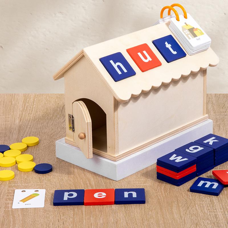 Educational Wooden Busy House: Multifunctional Toy for Early Learning in English & Math
Educational Wooden Busy House: Multifunctional Toy for Early Learning in English & Math