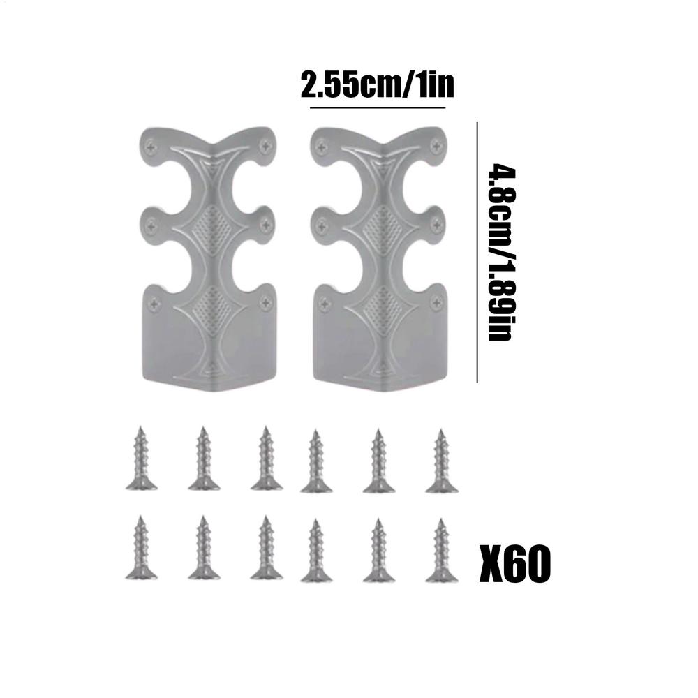 Metal Corner Protectors For Walls 10 Pieces Furniture Protection Supplies Decorative Corner Brackets For Renters Landlords білий
Metal Corner Protectors For Walls 10 Pieces Furniture Protection Supplies Decorative Corner Brackets For Renters Landlords білий