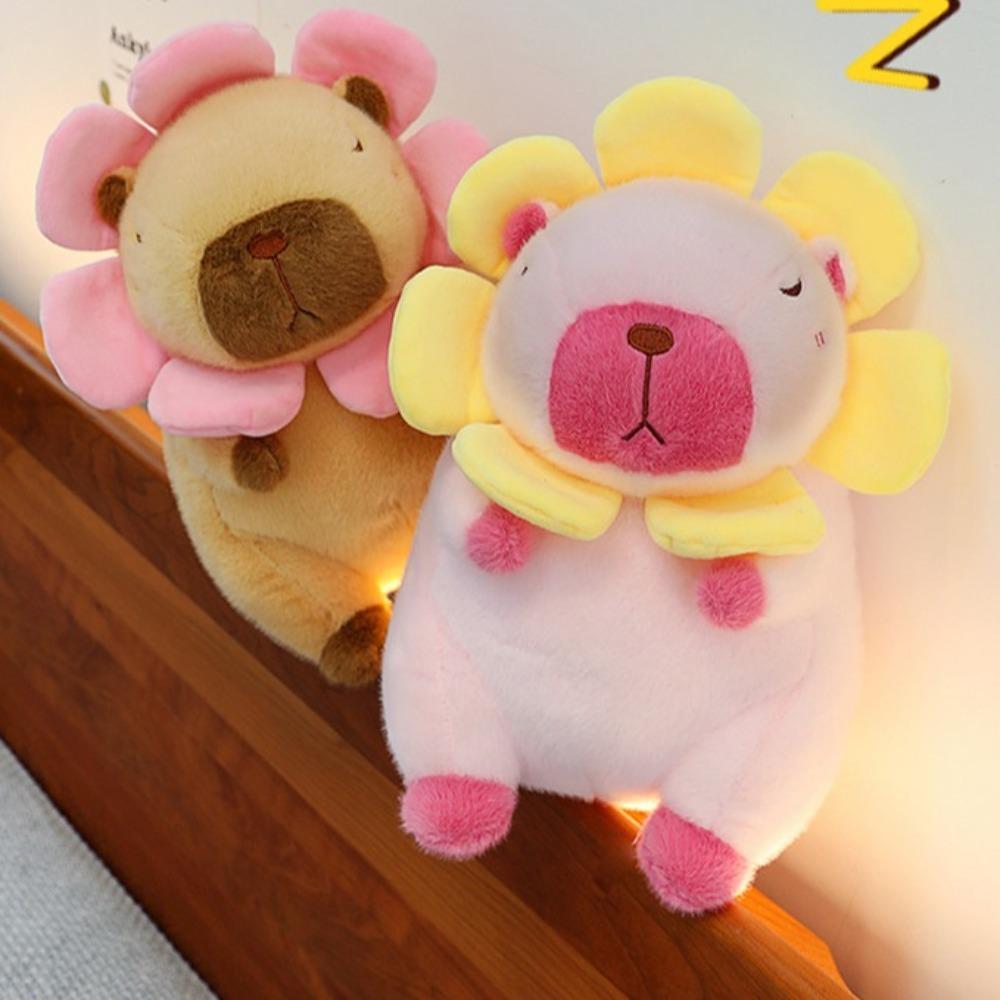 Имитация Капибары Мягкая игрушка Мультяшная Капибара Пушистая кукла Подсолнух Капибара Мягкий домашний декор yellow flower 
Имитация Капибары Мягкая игрушка Мультяшная Капибара Пушистая кукла Подсолнух Капибара Мягкий домашний декор yellow flower