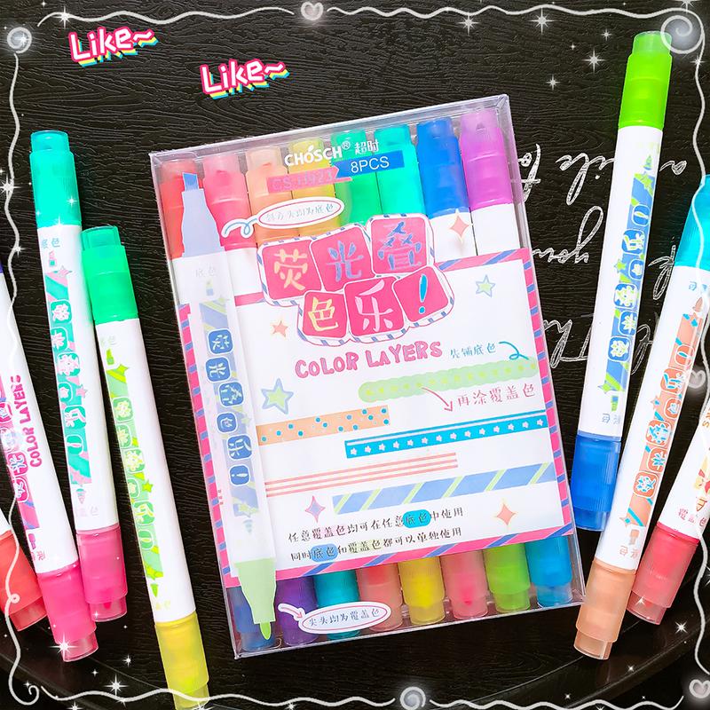 Aesthetic stationery supplies school items Colored pens back to school Stacking colors Highlighter Pen Set Color markers
Aesthetic stationery supplies school items Colored pens back to school Stacking colors Highlighter Pen Set Color markers
