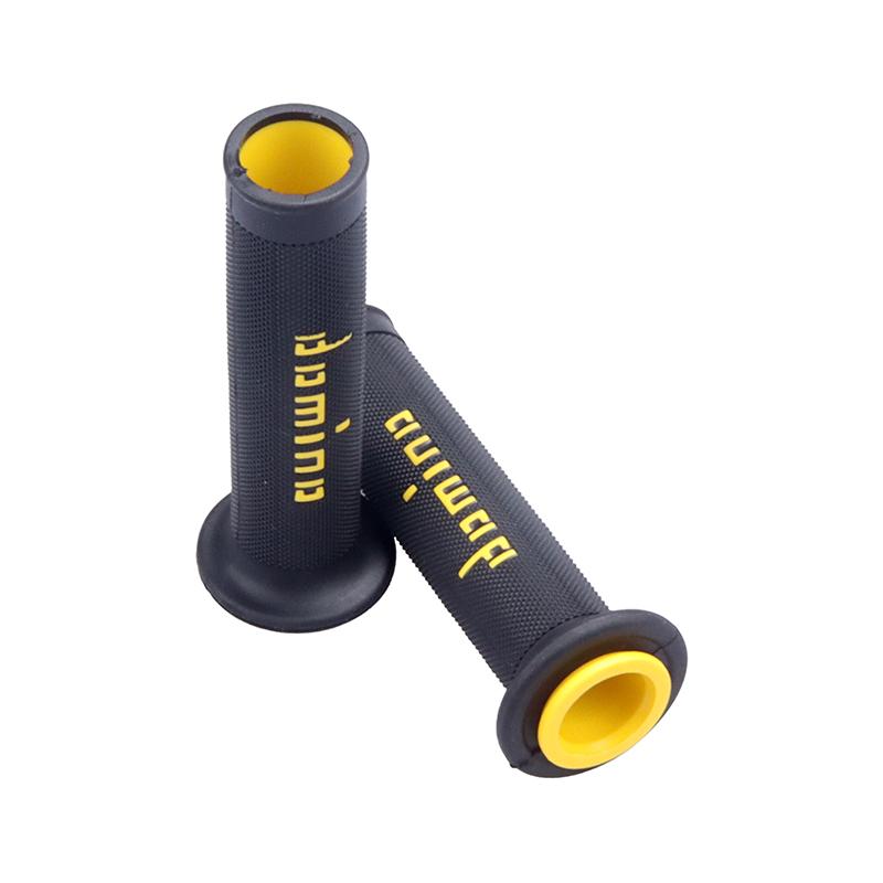 24mm motorcycle handles grips Rubber Motorcycle grip Domino handle for KTM Yamaha Pitbike Dirt Bike Motocross Universal жовтий
24mm motorcycle handles grips Rubber Motorcycle grip Domino handle for KTM Yamaha Pitbike Dirt Bike Motocross Universal жовтий