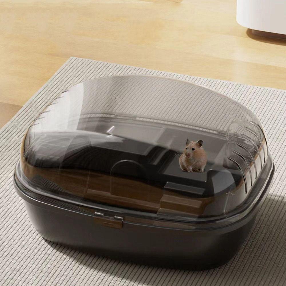 Large Space Small Animal Carrying Cage Breathable Pet House Convenient Hamster Cage чорний
Large Space Small Animal Carrying Cage Breathable Pet House Convenient Hamster Cage чорний