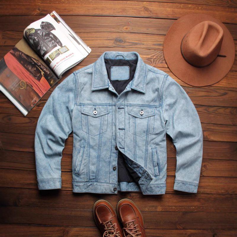 Cross-Border Trendy Denim Jacket for Men, Autumn Trendy Brand Versatile Jacket, Loose Casual Denim Coat for Men Light Blue S
Cross-Border Trendy Denim Jacket for Men, Autumn Trendy Brand Versatile Jacket, Loose Casual Denim Coat for Men Light Blue S