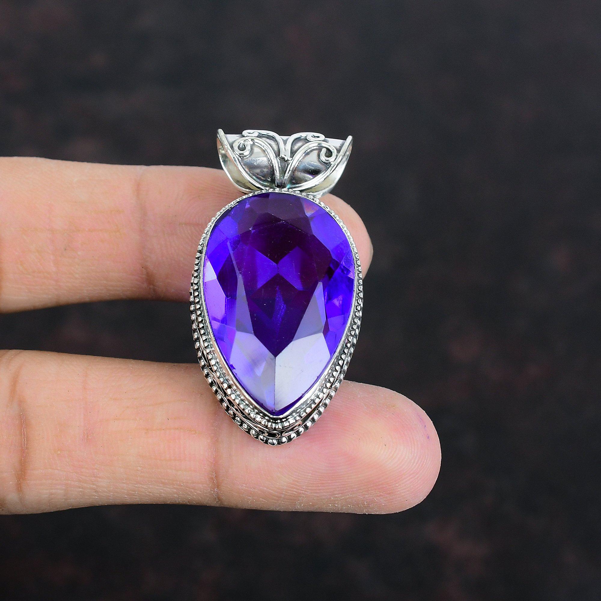 Faceted African Amethyst Pendant Real Gemstone Jewelry Handmade Vintage Pendant 925 Sterling Silver Pendant Birthstone Jewelry Gifts For Him
Faceted African Amethyst Pendant Real Gemstone Jewelry Handmade Vintage Pendant 925 Sterling Silver Pendant Birthstone Jewelry Gifts For Him