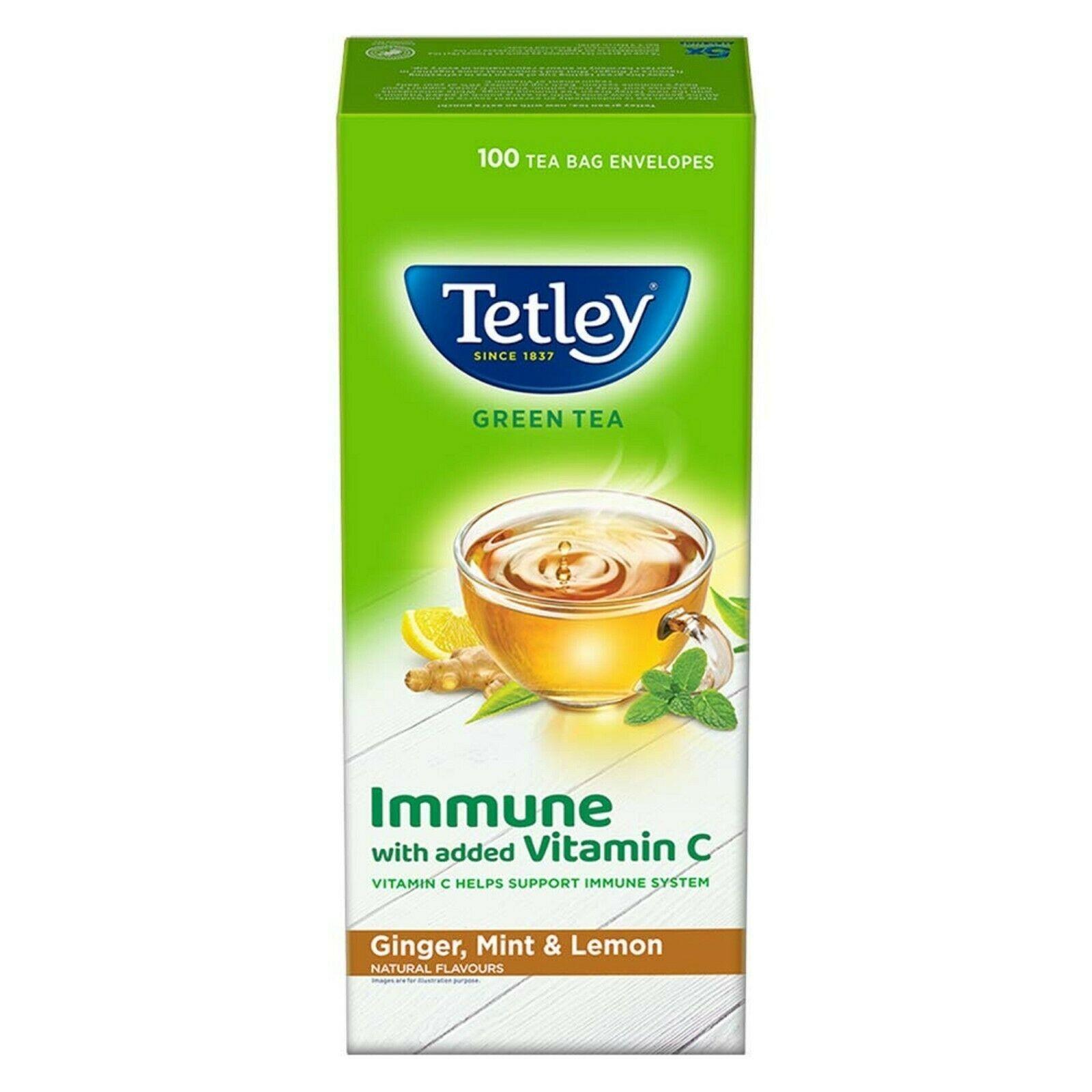 Tetley Natural Green Tea with Vitamin C Ginger Mint & Lemon 5B00MGFZEVW
Tetley Natural Green Tea with Vitamin C Ginger Mint & Lemon 5B00MGFZEVW