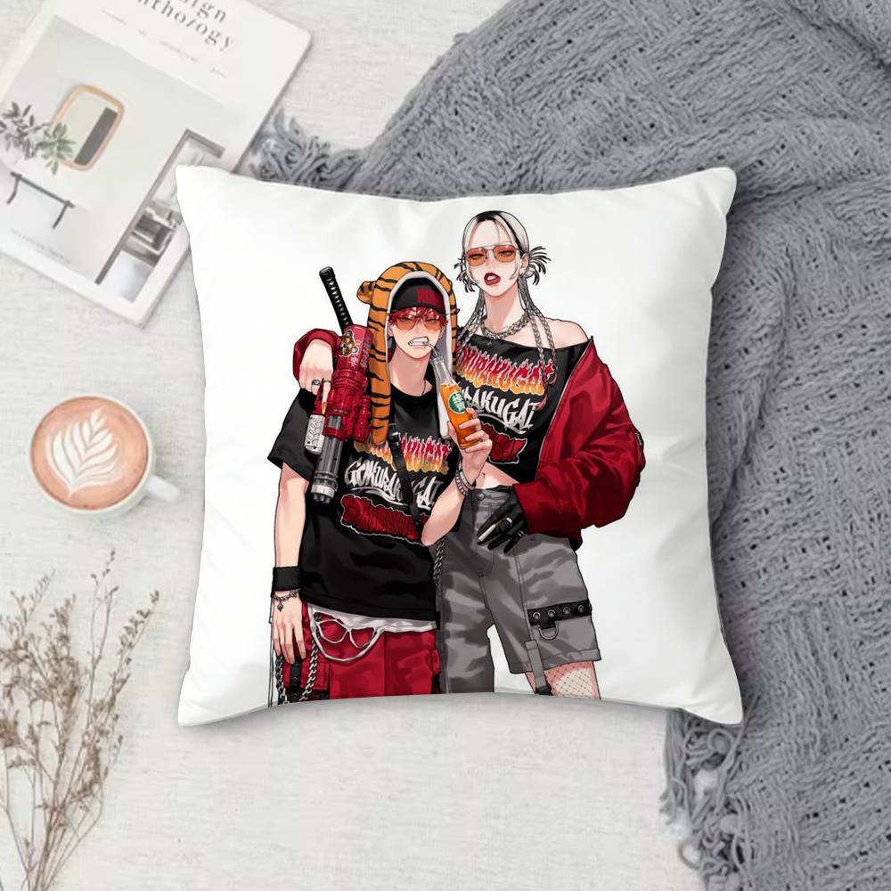 Gokurakugai Doublesided Printed Square Pillow Cover Decorative Cushion Cover for Sofa Bedroom Bedside 30X30cm
Gokurakugai Doublesided Printed Square Pillow Cover Decorative Cushion Cover for Sofa Bedroom Bedside 30X30cm