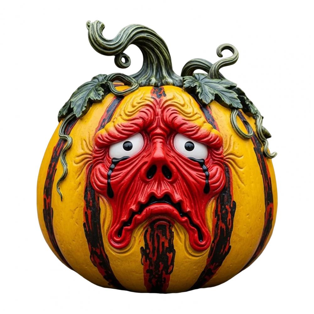 Quirky Pumpkin Decoration Spooky Halloween Pumpkin Figurine Sculpture for Home Office Decor Funny Pumpkin Face for Halloween
Quirky Pumpkin Decoration Spooky Halloween Pumpkin Figurine Sculpture for Home Office Decor Funny Pumpkin Face for Halloween