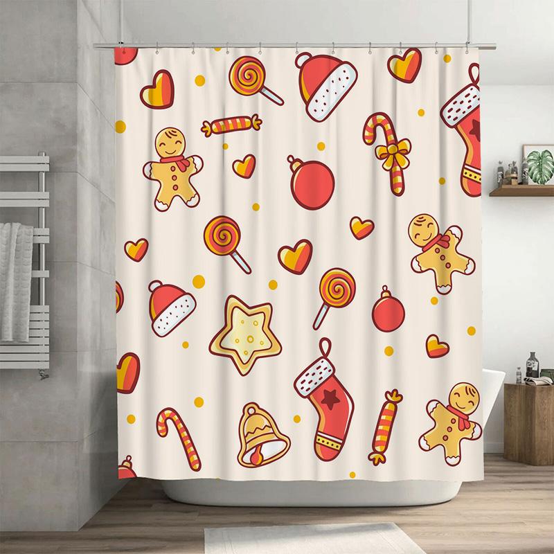 Tu Christmas Shower Curtain Festive Holiday Bathroom Decor Farmhouse Style Waterproof Fabric Backdrop Holiday Decorations Modern W60H190(CM)-1 Pcs
Tu Christmas Shower Curtain Festive Holiday Bathroom Decor Farmhouse Style Waterproof Fabric Backdrop Holiday Decorations Modern W60H190(CM)-1 Pcs