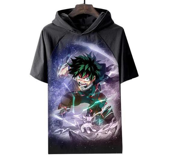 My Hero Academia anime manga hooded T-shirt shirt muscle shirt polyester Black 3XL
My Hero Academia anime manga hooded T-shirt shirt muscle shirt polyester Black 3XL