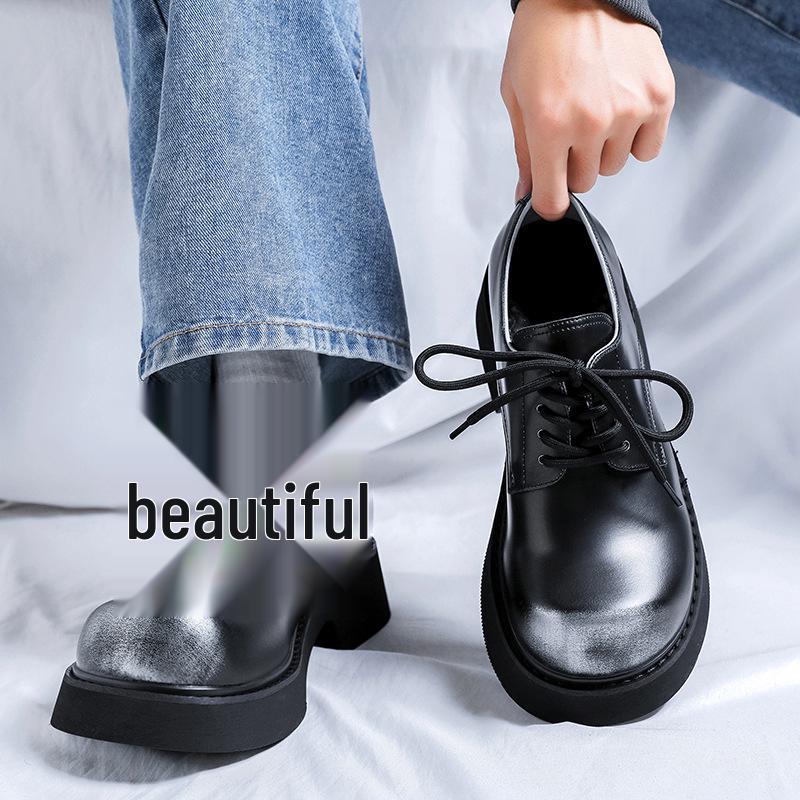 Мужские кожаные туфли дерби на толстой подошве в британском стиле, 9544-J 40
Мужские кожаные туфли дерби на толстой подошве в британском стиле, 9544-J 40