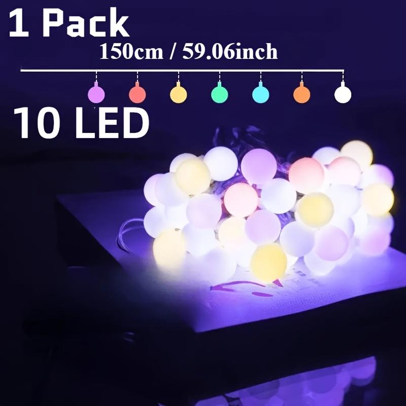 1Pack LED Colored Spherical Light Strings | Frosted Small Sphere Fairy Lights, Battery-Powered (Batteries Not Included), Ideal Round ball light string-QL різнокольорові кольору
1Pack LED Colored Spherical Light Strings | Frosted Small Sphere Fairy Lights, Battery-Powered (Batteries Not Included), Ideal Round ball light string-QL різнокольорові кольору