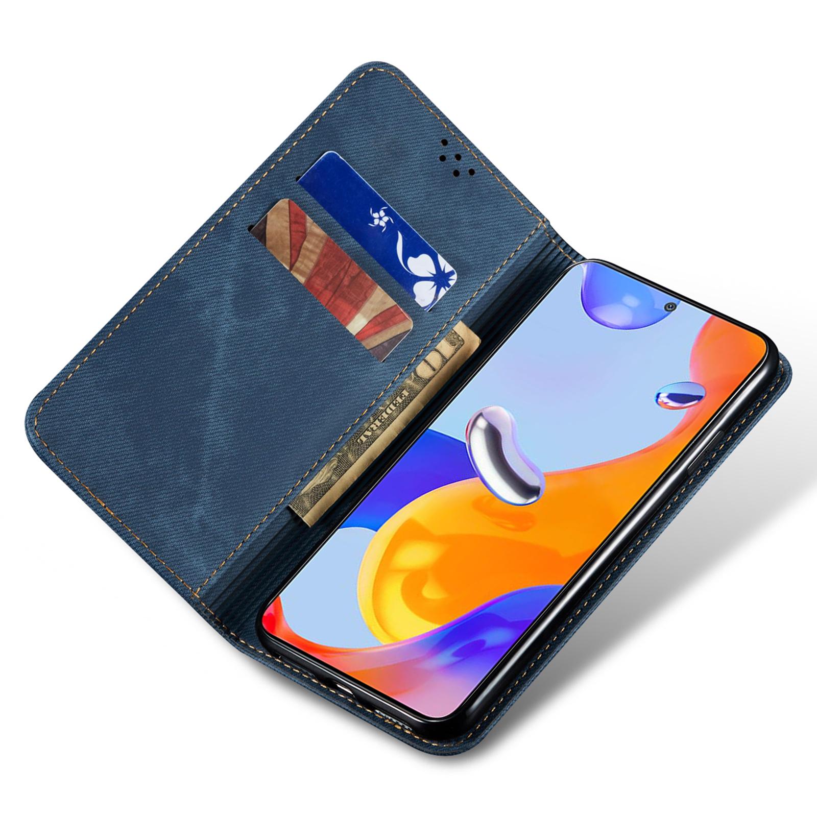 For Xiaomi Redmi Note 12 Turbo/Poco F5 5G PU Leather Case Stand Wallet Jeans Cloth Texture Phone Cover Blue
For Xiaomi Redmi Note 12 Turbo/Poco F5 5G PU Leather Case Stand Wallet Jeans Cloth Texture Phone Cover Blue