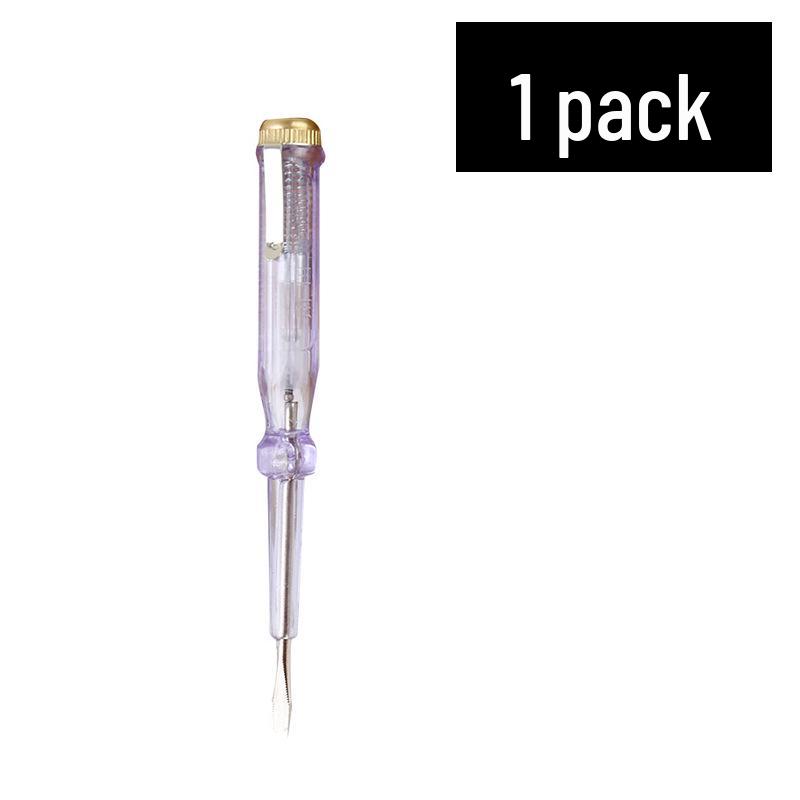 Dual-Use Flathead Electrician s Circuit Test Pen
Dual-Use Flathead Electrician s Circuit Test Pen