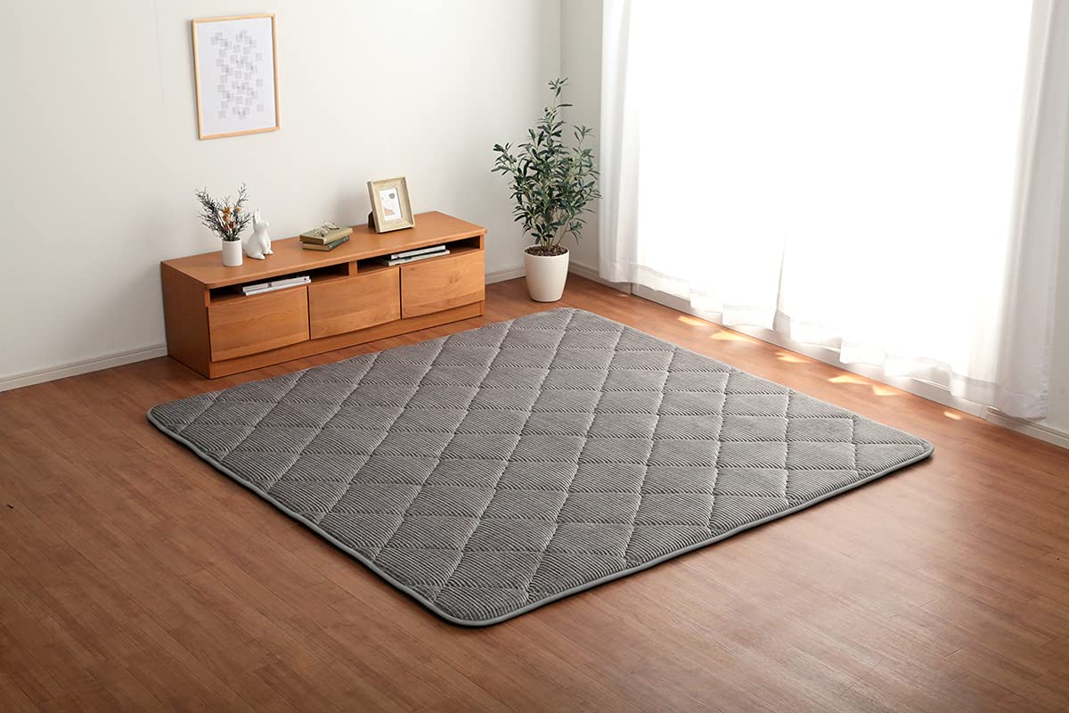 Килим Ikehiko Carpet Mat Corduroy Grand Gray 185 x 240 Прямокутний Звукоізоляційний Об’єм Товстий Однотонний Прибл.. #4982799 сірий колір
Килим Ikehiko Carpet Mat Corduroy Grand Gray 185 x 240 Прямокутний Звукоізоляційний Об’єм Товстий Однотонний Прибл.. #4982799 сірий колір