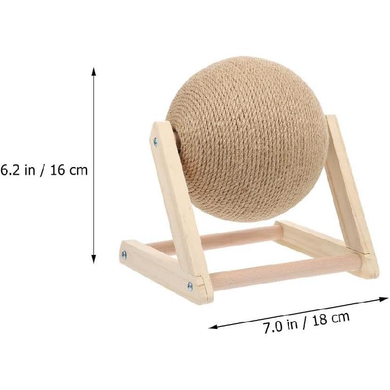 balacoo Кошачий шар-когтеточка: Игрушка-когтеточка из сизаля, интерактивный шарик для стачивания когтей, вращающееся колесо для упражнений, игрушка для маленьких кошек
balacoo Кошачий шар-когтеточка: Игрушка-когтеточка из сизаля, интерактивный шарик для стачивания когтей, вращающееся колесо для упражнений, игрушка для маленьких кошек