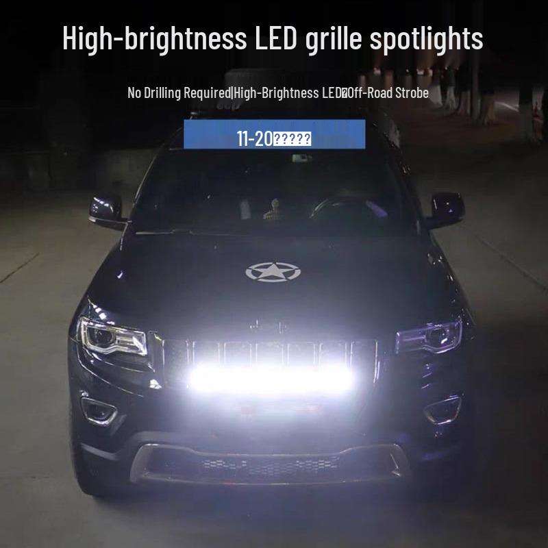 2011-2021 Jeep Grand Cherokee Центральная светодиодная полоса: Мод скрытого вспомогательного освещения высокой яркости Kai Xuan Xi Yi
2011-2021 Jeep Grand Cherokee Центральная светодиодная полоса: Мод скрытого вспомогательного освещения высокой яркости Kai Xuan Xi Yi