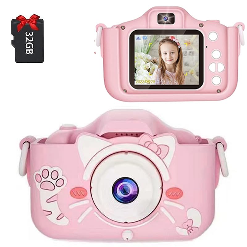 DELI 32GB SD Card Digital Selfie Kids Digital Toy Elementary Educational Toy Children s Camera, 20MP, Included, 1080PHD, Video, Camera, Photo, Video, рожевий
DELI 32GB SD Card Digital Selfie Kids Digital Toy Elementary Educational Toy Children s Camera, 20MP, Included, 1080PHD, Video, Camera, Photo, Video, рожевий