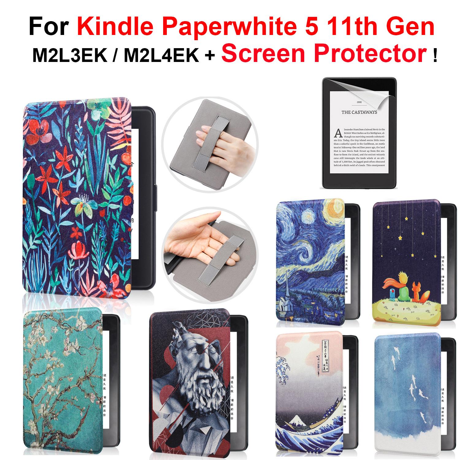 Чехол для Kindle Paperwhite 11-го поколения 6,8 дюйма 2021 + Защитная пленка на экран Ремешок на руку Фунда Электронная книга Автоматическое включение/выключение M2L3EK M2L4EK Paperwhite 11 Gen
Чехол для Kindle Paperwhite 11-го поколения 6,8 дюйма 2021 + Защитная пленка на экран Ремешок на руку Фунда Электронная книга Автоматическое включение/выключение M2L3EK M2L4EK Paperwhite 11 Gen
