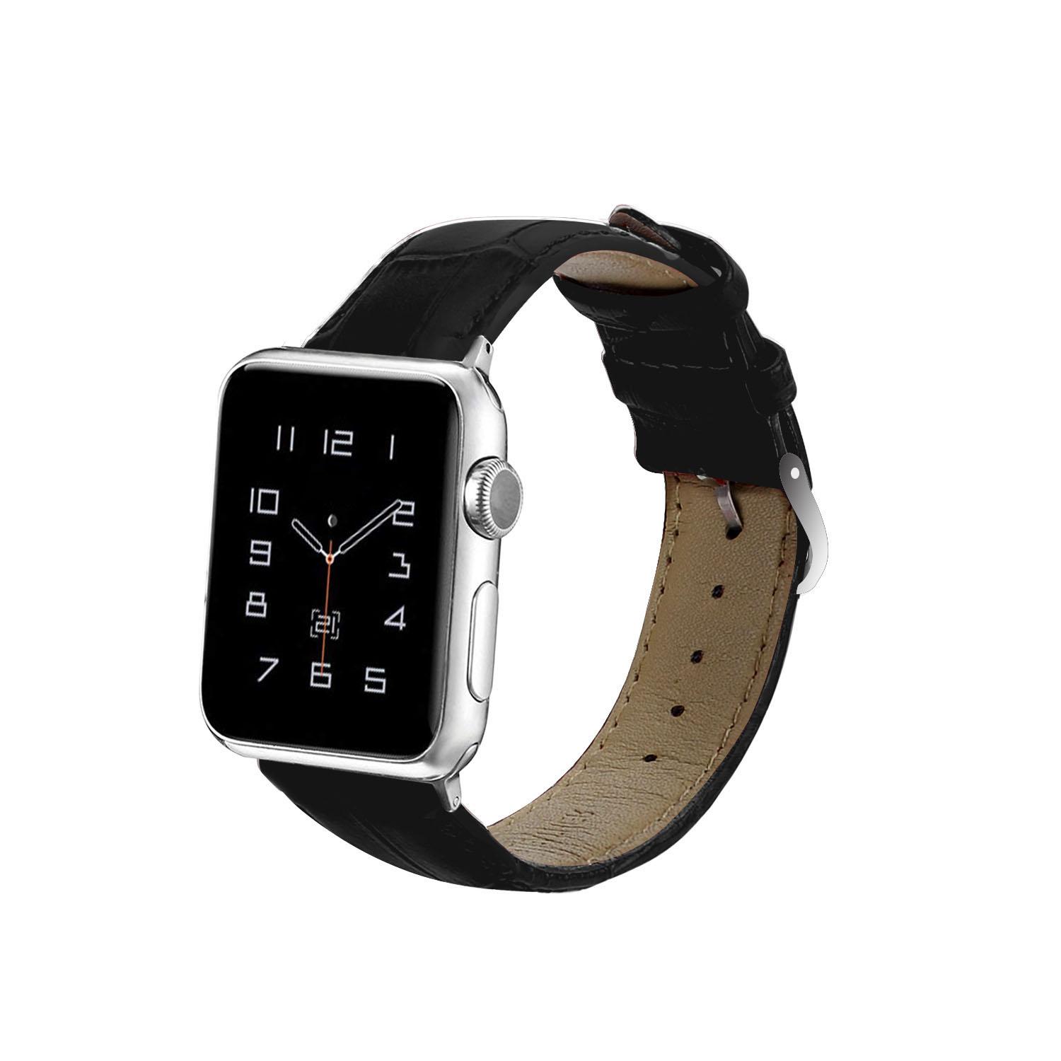 Genuine Leather Metal Buckle Watch Band for Apple Watch Series 10 42mm/9 8 7 41mm/SE (2023) SE (2022) SE 6 5 4 40mm/3 2 1 38mm Brown
Genuine Leather Metal Buckle Watch Band for Apple Watch Series 10 42mm/9 8 7 41mm/SE (2023) SE (2022) SE 6 5 4 40mm/3 2 1 38mm Brown