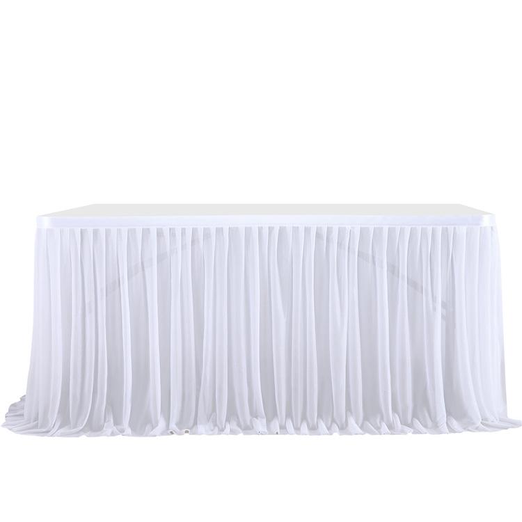 Table Skirt Pleated Table Circumference Birthday Party Wedding Decoration Ruffle Edge Elastic Thin Gauze Table Skirt Tulle 4FT122cmX77cm
Table Skirt Pleated Table Circumference Birthday Party Wedding Decoration Ruffle Edge Elastic Thin Gauze Table Skirt Tulle 4FT122cmX77cm
