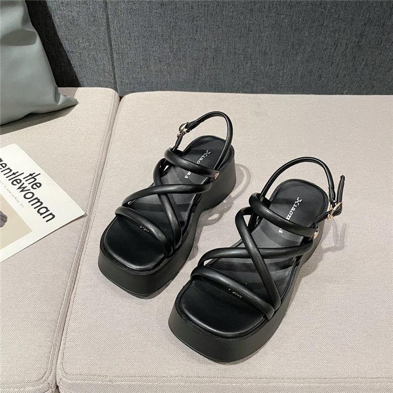 In The Summer of 2025, A New Versatile Minimalist Thin-band Thick-soled Roman Shoe, A French Thick-soled Women s Fashion Sandal 35 чёрный
In The Summer of 2025, A New Versatile Minimalist Thin-band Thick-soled Roman Shoe, A French Thick-soled Women s Fashion Sandal 35 чёрный