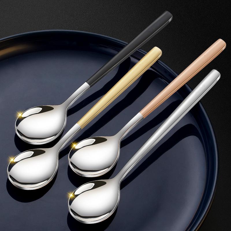 Luxury 4 Color Handle Spoon Set LFGB Certificate 316 Stainless Steel Family Cutlery Home Dinner Spoon Ladle Restaurant Flatware
Luxury 4 Color Handle Spoon Set LFGB Certificate 316 Stainless Steel Family Cutlery Home Dinner Spoon Ladle Restaurant Flatware