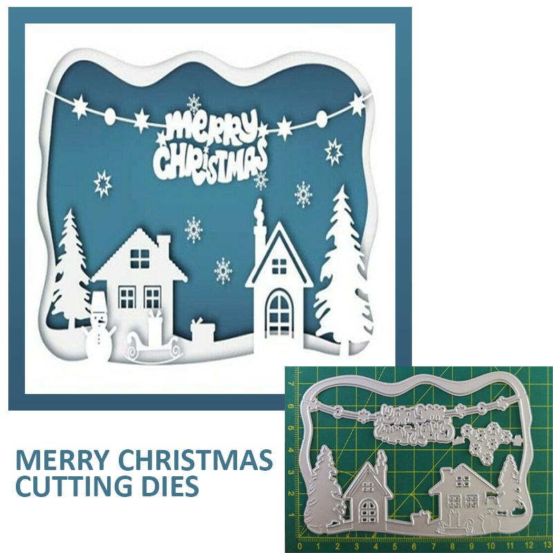 Aidier Merry Christmas Snow Scene Металлические трафареты Трафареты для скрапбукинга Альбом Craft
Aidier Merry Christmas Snow Scene Металлические трафареты Трафареты для скрапбукинга Альбом Craft