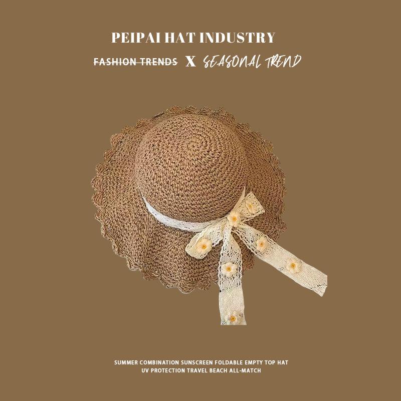 Summer vacation travel big brim sunscreen hat straw foldable sunshade sun hat M(56-58cm)
Summer vacation travel big brim sunscreen hat straw foldable sunshade sun hat M(56-58cm)