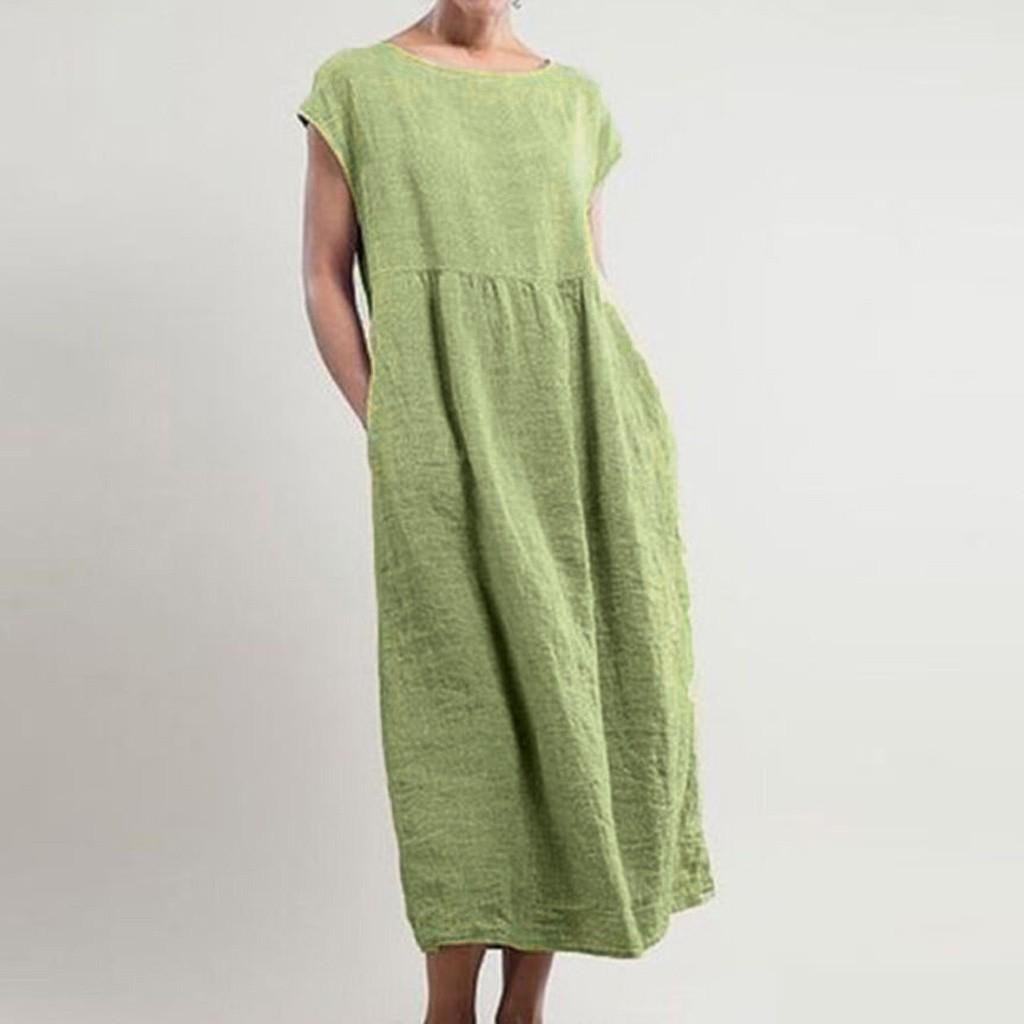 Women’s Solid Sleeveless Maxi Pockets Linen Loose Baggy Kaftan Long Dress XXXXXL зелёный
Women’s Solid Sleeveless Maxi Pockets Linen Loose Baggy Kaftan Long Dress XXXXXL зелёный