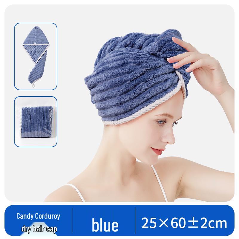 Candy Stripe Women s Super Absorbent Quick-Dry Coral Fleece Hair Towel Cap 25x65 cm
Candy Stripe Women s Super Absorbent Quick-Dry Coral Fleece Hair Towel Cap 25x65 cm