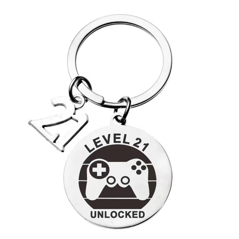 DIY 18 Year Old Birthday Anniversary Gift Stainless Steel Keychain Fun Game Gift Number Pendant Stainless Steel Keychain for Backpack Bag Pendant 3*3CM
DIY 18 Year Old Birthday Anniversary Gift Stainless Steel Keychain Fun Game Gift Number Pendant Stainless Steel Keychain for Backpack Bag Pendant 3*3CM