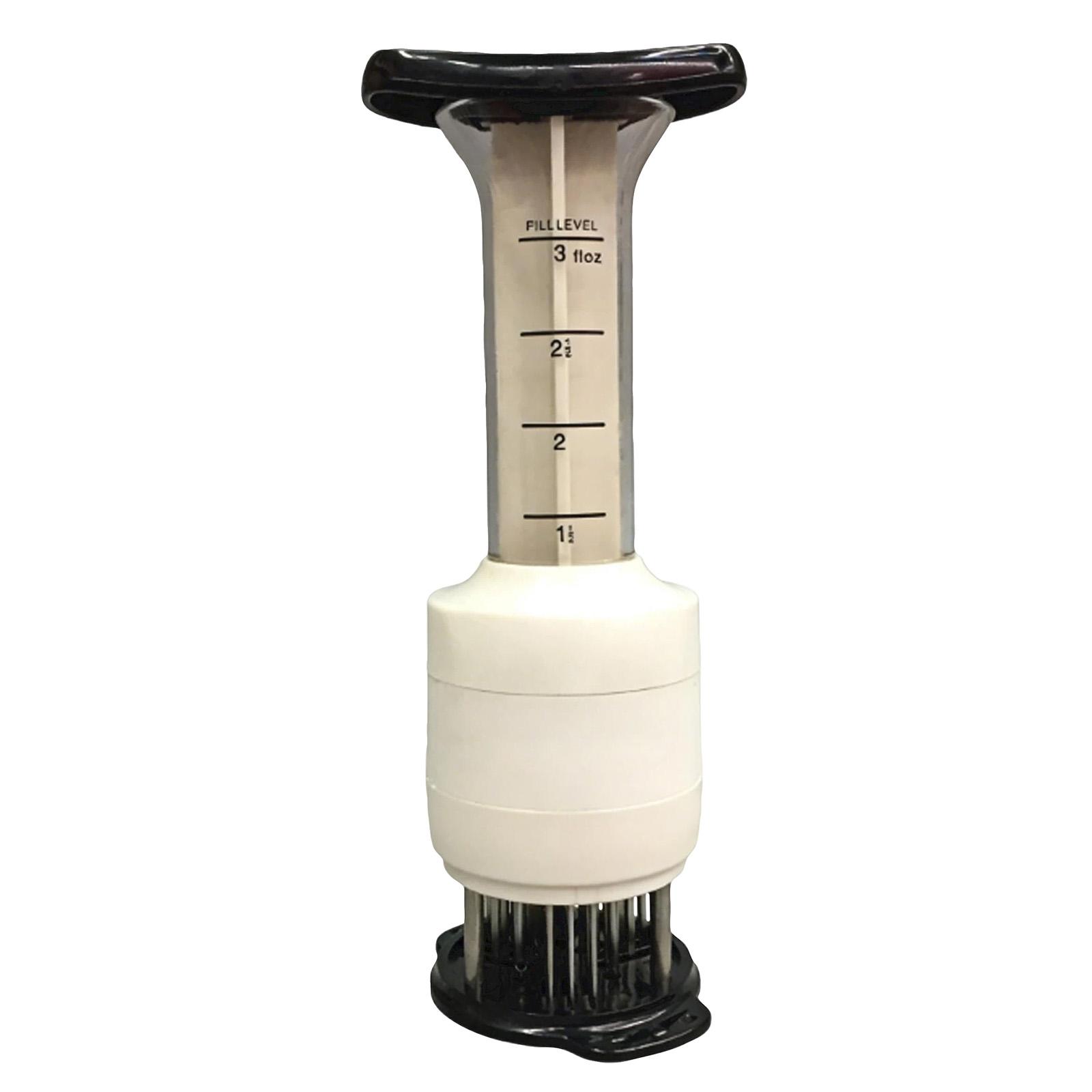 Kitchen Meat Injector Marinade Syringe with Multiple Needles for Even Flavor Injection and Tenderizing Meat Suitable for Cooking and Barbecue One Size
Kitchen Meat Injector Marinade Syringe with Multiple Needles for Even Flavor Injection and Tenderizing Meat Suitable for Cooking and Barbecue One Size