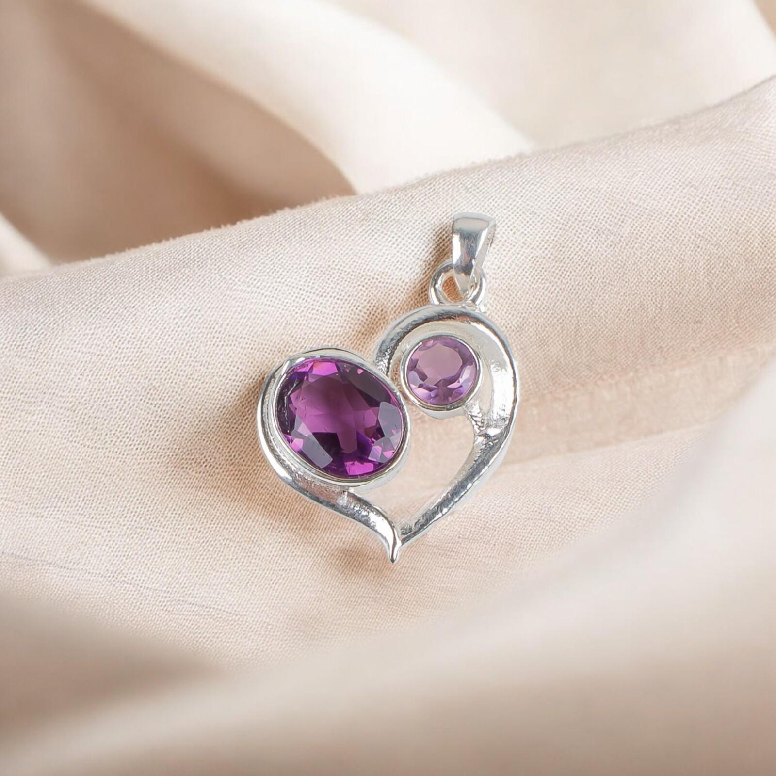 African Amethyst Gemstone 925 Sterling Silver Pendant Jewelry Valentine s Gift CP-3-6
African Amethyst Gemstone 925 Sterling Silver Pendant Jewelry Valentine s Gift CP-3-6
