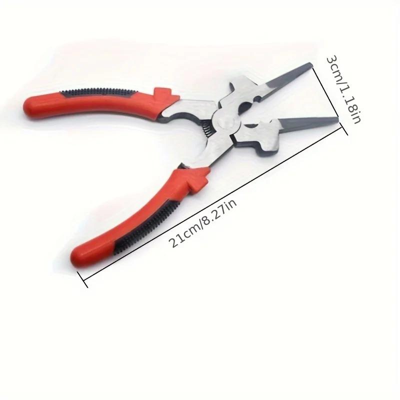 8-inch Electric Welding Auxiliary Protective Pliers Carbon Steel Gas Welding Long Nose Clamping Pliers Multi-function Impact Cut червоний
8-inch Electric Welding Auxiliary Protective Pliers Carbon Steel Gas Welding Long Nose Clamping Pliers Multi-function Impact Cut червоний