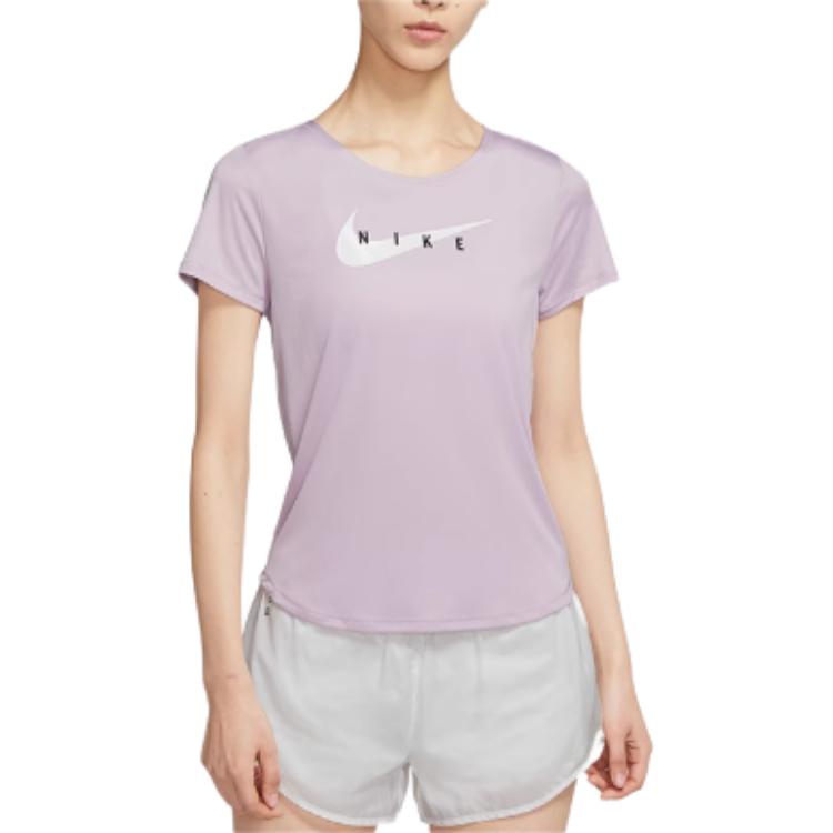 Nike Swoosh Dri-Fit Quick-Dry Breathable Fashion Short Sleeve T-Shirt Women Tops Light-Purple DN4557-576 M
Nike Swoosh Dri-Fit Quick-Dry Breathable Fashion Short Sleeve T-Shirt Women Tops Light-Purple DN4557-576 M