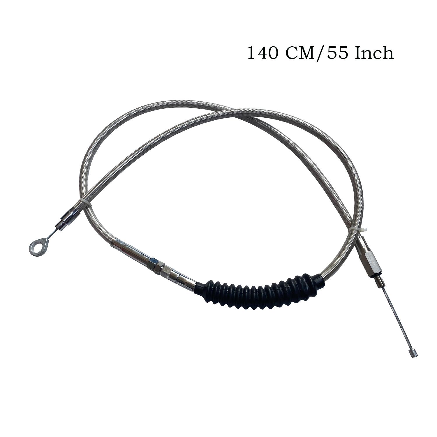 Motorcycle Stainless Steel Braided Clutch Cable Line For Harley Sportster XL 883 1200 Softail Dyna Touring 1990-Later 140CM
Motorcycle Stainless Steel Braided Clutch Cable Line For Harley Sportster XL 883 1200 Softail Dyna Touring 1990-Later 140CM