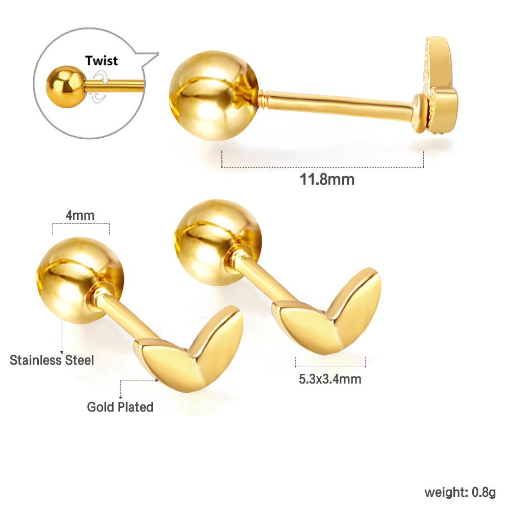 Minimalist Geometric Ear Cuff Studs Small Delicate Screw Back Earrings Gold Jewelry 18k gold plated лист
Minimalist Geometric Ear Cuff Studs Small Delicate Screw Back Earrings Gold Jewelry 18k gold plated лист