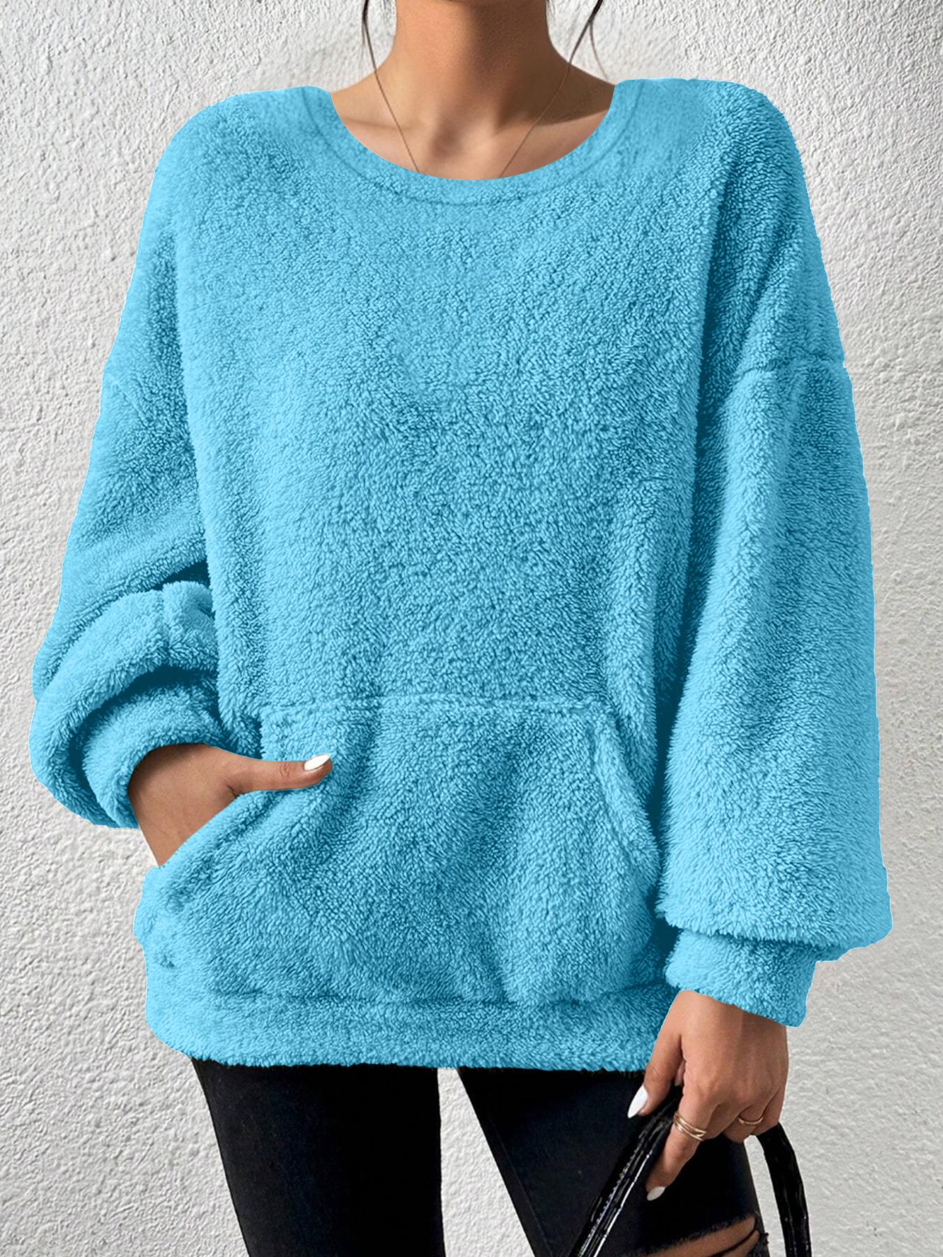 2025 European & American Casual Autumn/Winter Round Neck Long Sleeve Plush Top 5XL небесно-голубой
2025 European & American Casual Autumn/Winter Round Neck Long Sleeve Plush Top 5XL небесно-голубой