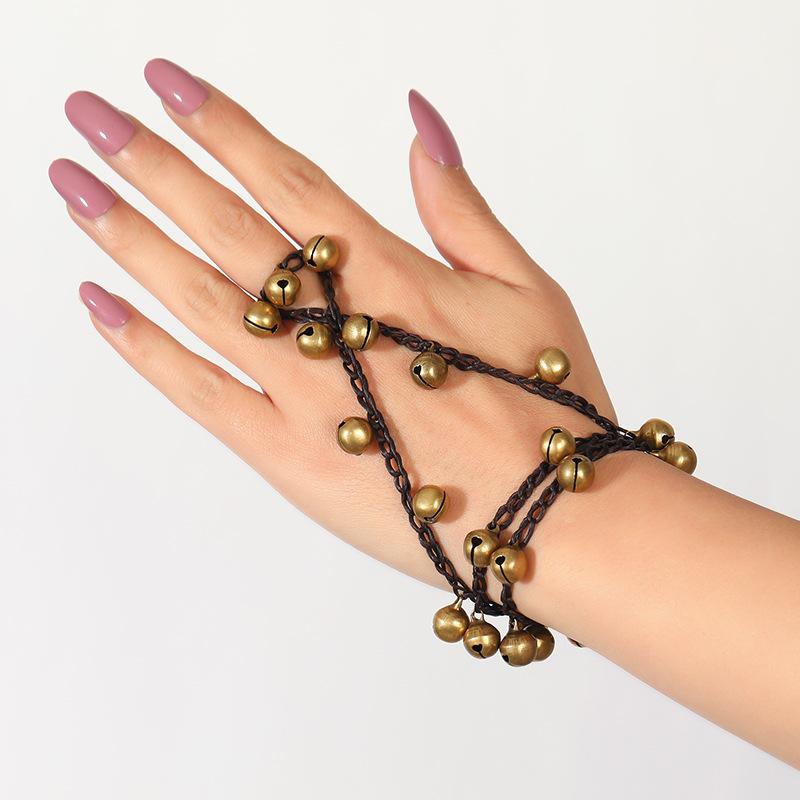 Винтажный плетеный браслет с колокольчиком, кольцо-колокольчик Юаньси, интегрированная античная танцевальная ручная веревка, женский
Винтажный плетеный браслет с колокольчиком, кольцо-колокольчик Юаньси, интегрированная античная танцевальная ручная веревка, женский