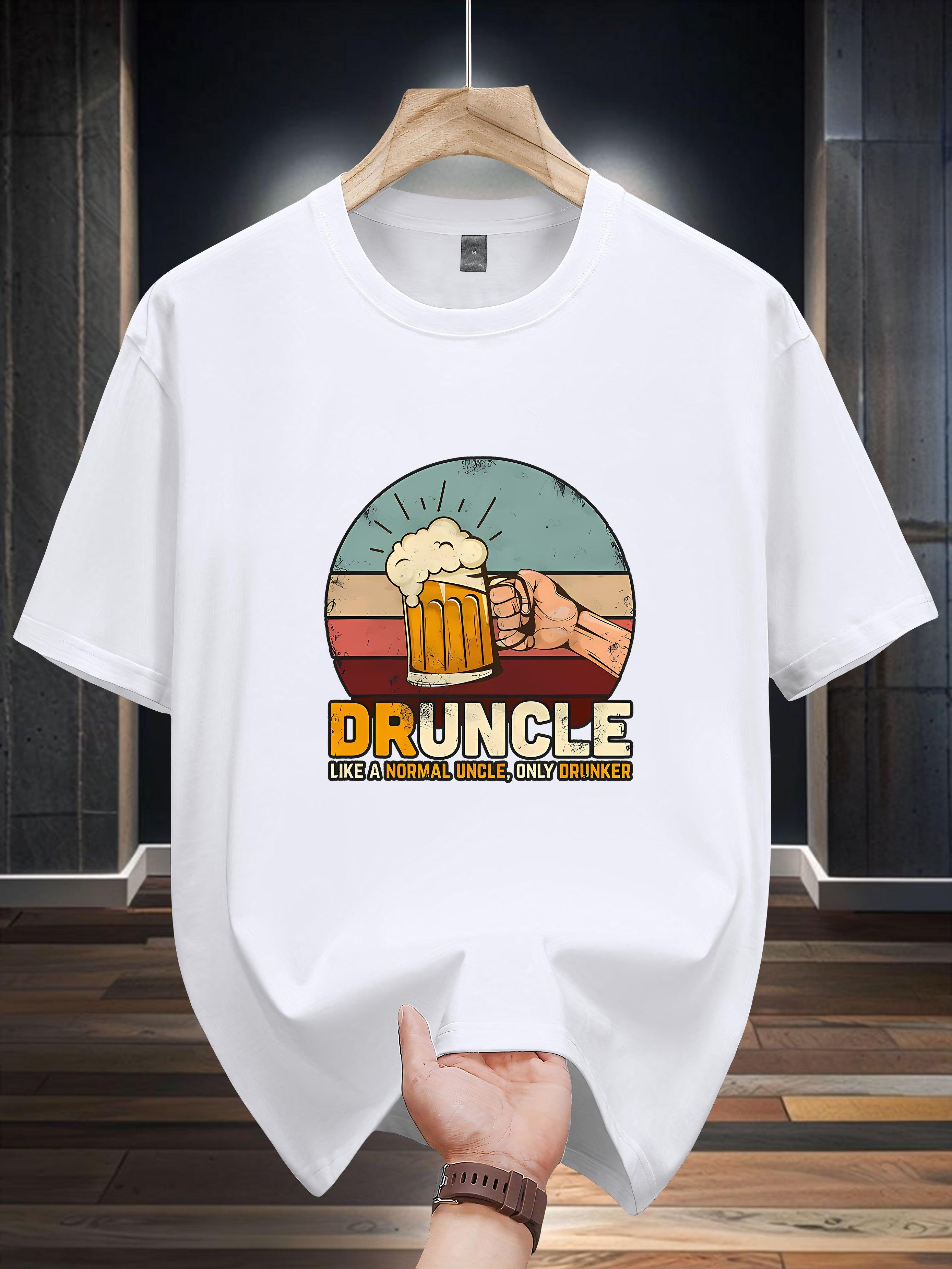Niuwang Selection T-shirt - Navy Blue Casual Graphic Tee with DRUNCLE Fist Bump Beer Design & Humorous Slogan L
Niuwang Selection T-shirt - Navy Blue Casual Graphic Tee with DRUNCLE Fist Bump Beer Design & Humorous Slogan L
