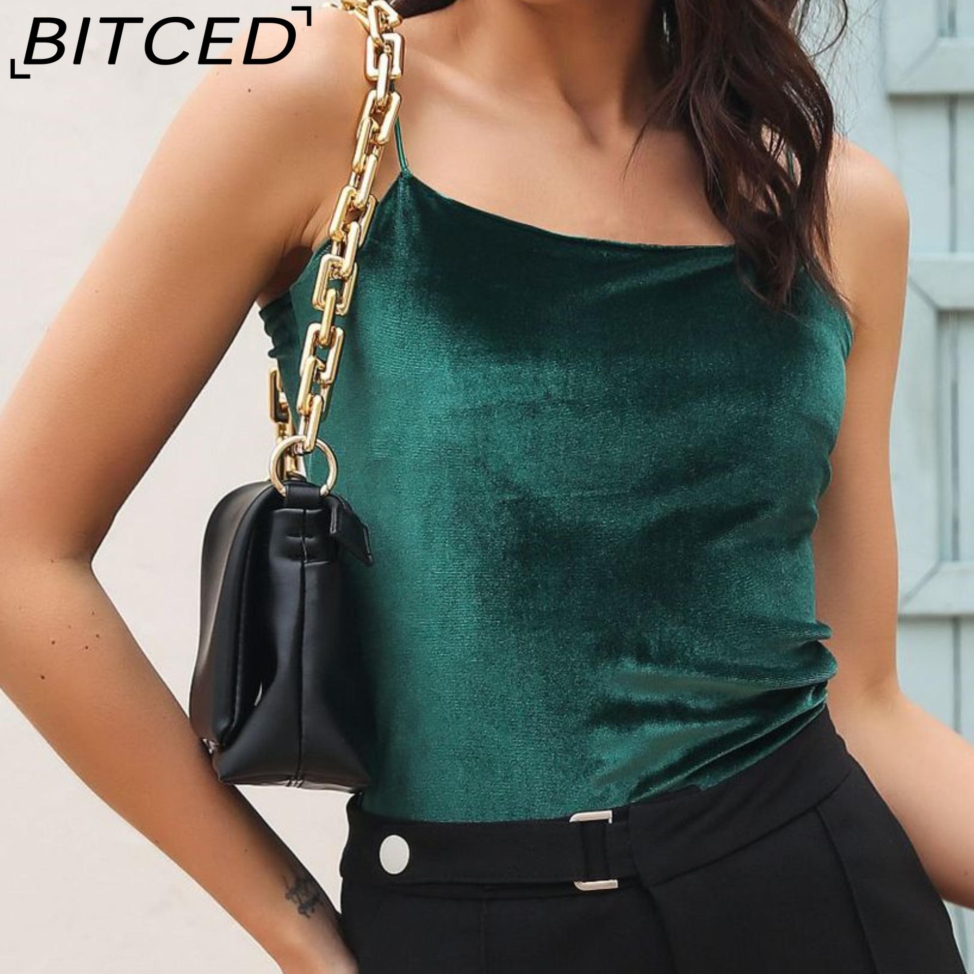 BITCED7 Цветная бархатная майка для женщин в винтажном базовом топе летом S зелёный
BITCED7 Цветная бархатная майка для женщин в винтажном базовом топе летом S зелёный