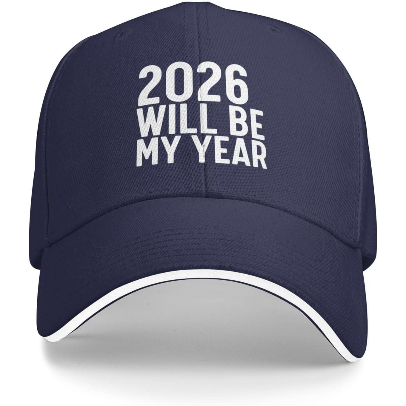 2026 Will Be My Year Baseball Cap Polyester Casual Sun Protection Adjustable Adult Headwear Adjustable
2026 Will Be My Year Baseball Cap Polyester Casual Sun Protection Adjustable Adult Headwear Adjustable