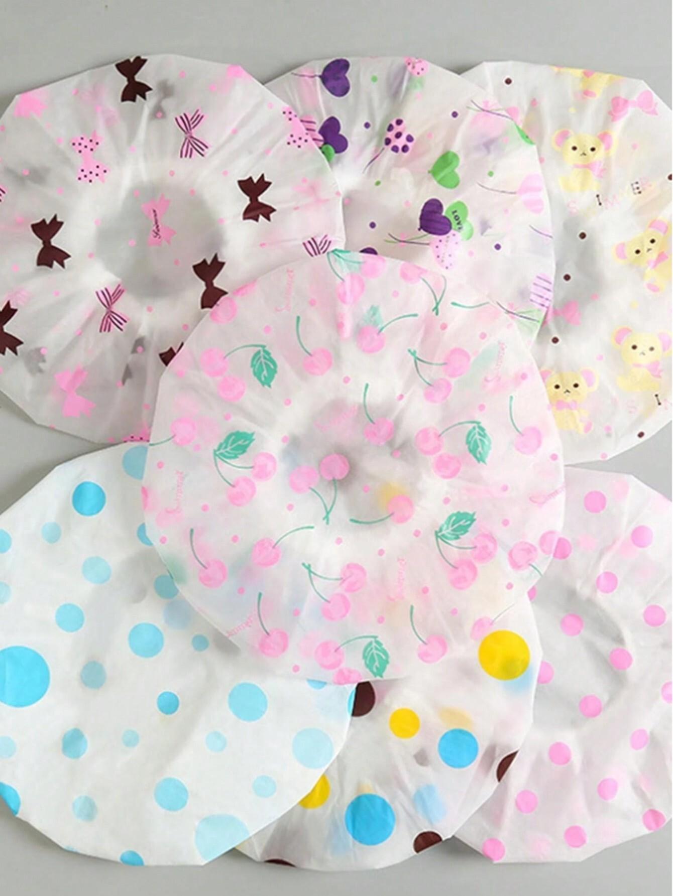 3Pcs Assorted Printed Waterproof Shower Caps, Thickened Reusable Bath Caps, PVC Dust-Proof Hair Cover for Home, Travel
3Pcs Assorted Printed Waterproof Shower Caps, Thickened Reusable Bath Caps, PVC Dust-Proof Hair Cover for Home, Travel