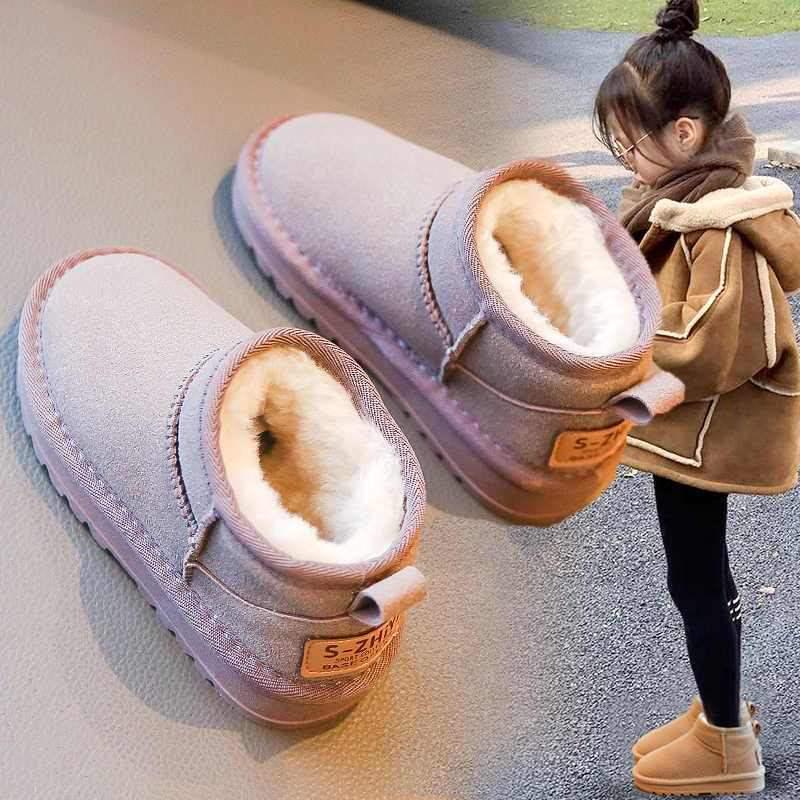2025 Girls All-Season Snow Boots, Large Cotton Warm, Non-Slip, Waterproof, Plush Velvet, Short Style 21 - Inner length 14.5cm
2025 Girls All-Season Snow Boots, Large Cotton Warm, Non-Slip, Waterproof, Plush Velvet, Short Style 21 - Inner length 14.5cm